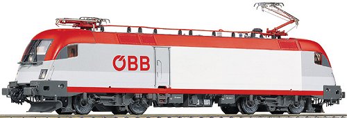 Electric locomotive class 1116 "Taurus" in special livery (3-RAIL AC)<br /><a href='images/pictures/Roco/69673.jpg' target='_blank'>Full size image</a>